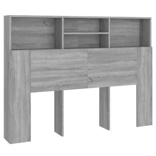 Uzglavlje s ormarićem boja hrasta sonome 140 x 19 x 103,5 cm - Sivi hrast sonoma 140 x 19 x 103.5 cm 1 Cijena