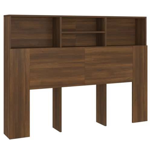 Uzglavlje s ormarićem boja smeđeg hrasta 140 x 19 x 103,5 cm - Smeđi hrast 140 x 19 x 103.5 cm 1 Cijena