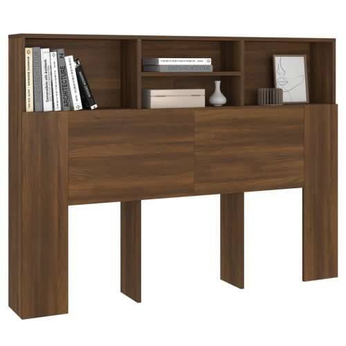 Uzglavlje s ormarićem boja smeđeg hrasta 140 x 19 x 103,5 cm - Smeđi hrast 140 x 19 x 103.5 cm 1 Cijena