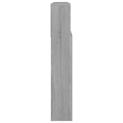 Uzglavlje s ormarićem boja hrasta sonome 220 x 19 x 103,5 cm - Sivi hrast sonoma 1 Cijena