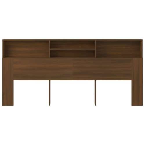 Uzglavlje s ormarićem boja smeđeg hrasta 220 x 19 x 103,5 cm Smeđi hrast 1 Cijena