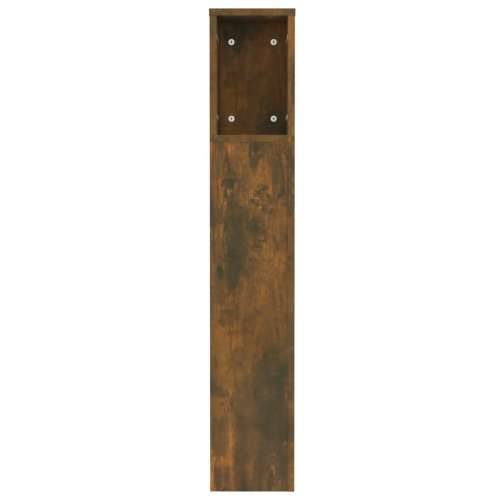 Uzglavlje s ormarićem boja dimljenog hrasta 120x18,5x102,5 cm - Dimljeni hrast 1 Cijena