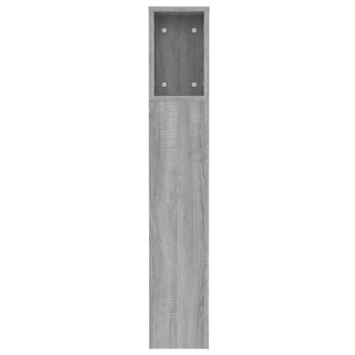 Uzglavlje s ormarićem boja hrasta sonome 120x18,5x102,5 cm - Sivi hrast sonoma 1 Cijena