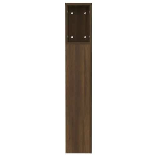 Uzglavlje s ormarićem boja smeđeg hrasta 120x18,5x102,5 cm - Smeđi hrast 1 Cijena