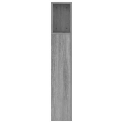 Uzglavlje s ormarićem boja hrasta sonome 160x18,5x104,5 cm - Sivi hrast sonoma 1 Cijena