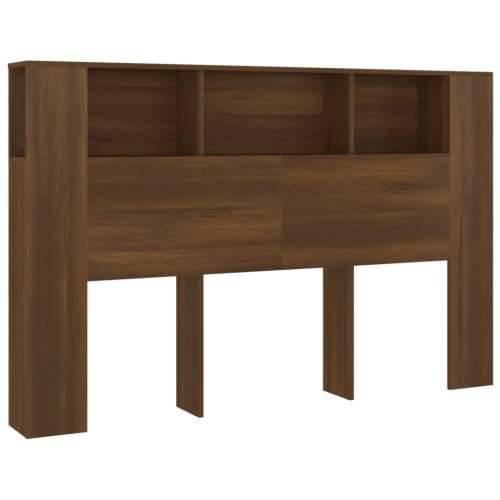 Uzglavlje s ormarićem boja smeđeg hrasta 160x18,5x104,5 cm Smeđi hrast 1 Cijena