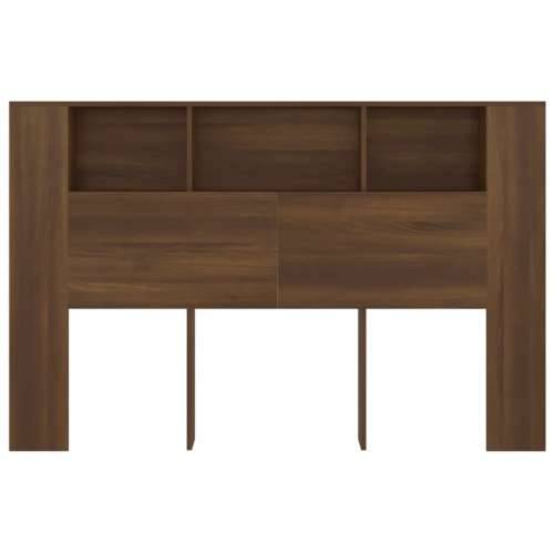 Uzglavlje s ormarićem boja smeđeg hrasta 160x18,5x104,5 cm Smeđi hrast 1 Cijena