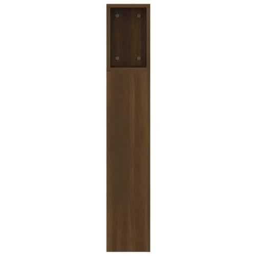 Uzglavlje s ormarićem boja smeđeg hrasta 160x18,5x104,5 cm Smeđi hrast 1 Cijena