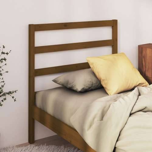 Uzglavlje za krevet boja meda 81 x 4 x 100 cm masivna borovina - boja meda 81 x 100 cm 1 Cijena