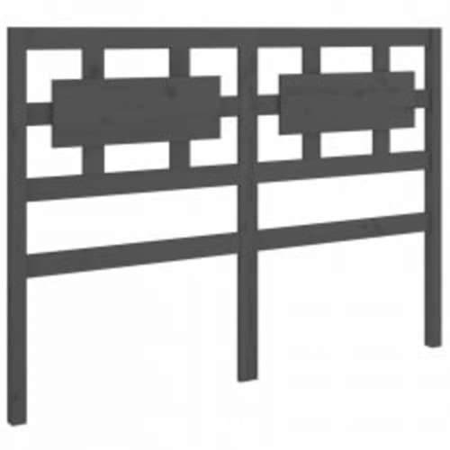 Okvir za krevet od masivnog drva sivi 160 x 200 cm Cijena