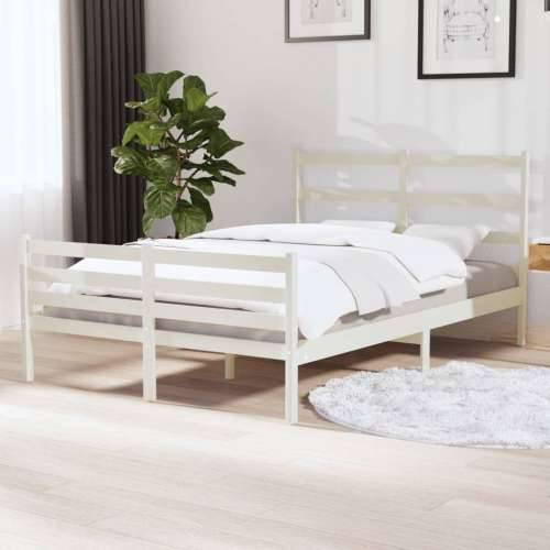 Okvir za krevet od borovine bijeli 120 x 190 cm mali bračni - Bijela 120 x 190 cm Cijena