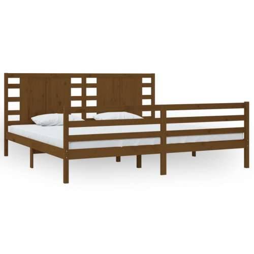 Okvir za krevet boja meda od borovine 200 x 200 cm boja meda 200 x 200 cm Cijena