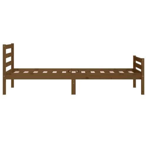 Okvir za krevet od masivnog drva boja meda 75x190 cm mali - boja meda 75 x 190 cm Cijena