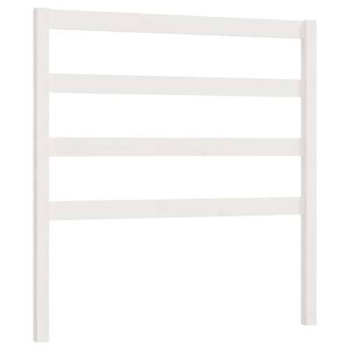 Uzglavlje za krevet bijelo 96 x 4 x 100 cm od masivne borovine - Bijela 96 x 100 cm 1 Cijena