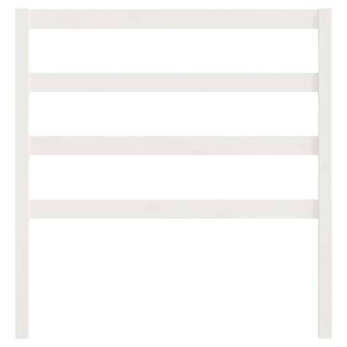 Uzglavlje za krevet bijelo 96 x 4 x 100 cm od masivne borovine - Bijela 96 x 100 cm 1 Cijena
