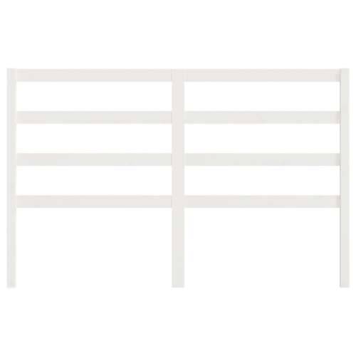 Uzglavlje za krevet bijelo 166 x 4 x 100 cm od masivne borovine - Bijela 166 x 100 cm 1 Cijena