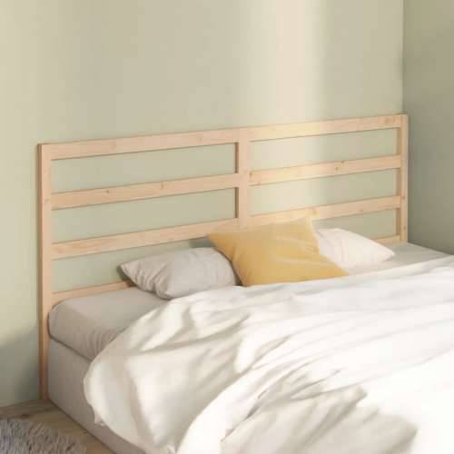 Uzglavlje za krevet 206 x 4 x 100 cm od masivne borovine - Prirodna 206 x 100 cm 1 Cijena