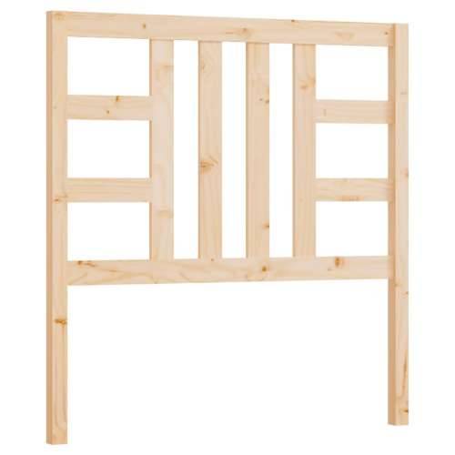Uzglavlje za krevet 81 x 4 x 100 cm od masivne borovine Prirodna 81 x 100 cm 1 Cijena