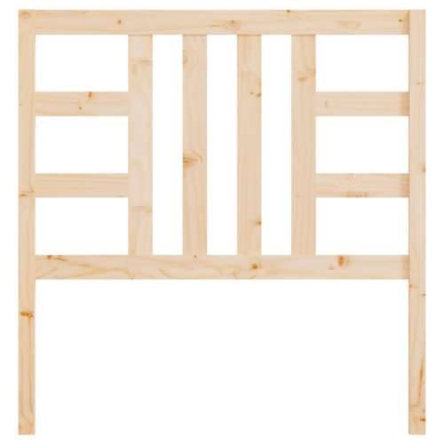 Uzglavlje za krevet 81 x 4 x 100 cm od masivne borovine Prirodna 81 x 100 cm 1 Cijena