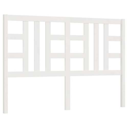 Uzglavlje za krevet bijelo 156 x 4 x 100 cm od masivne borovine - Bijela 156 x 100 cm 1 Cijena