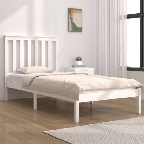 Okvir za krevet od borovine bijeli 75x190 cm jednokrevetni Bijela 75 x 190 cm Cijena