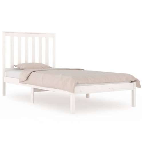 Okvir za krevet od borovine bijeli 75x190 cm jednokrevetni Bijela 75 x 190 cm Cijena
