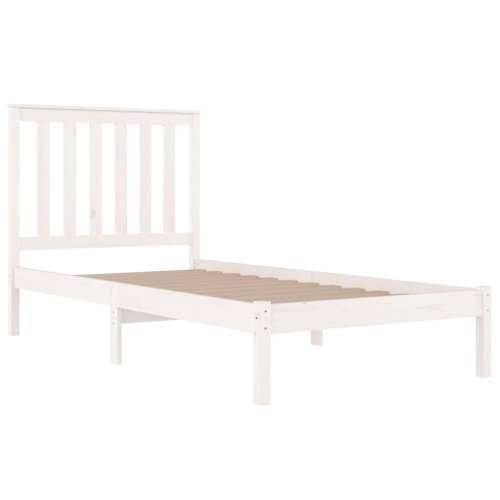 Okvir za krevet od borovine bijeli 75x190 cm jednokrevetni Bijela 75 x 190 cm Cijena