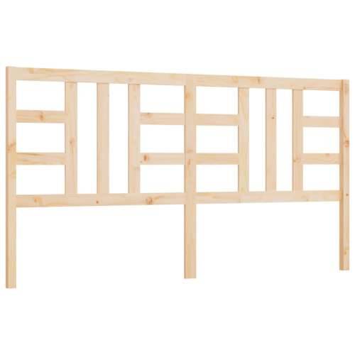 Uzglavlje za krevet 206 x 4 x 100 cm od masivne borovine - Prirodna 206 x 100 cm 1 Cijena