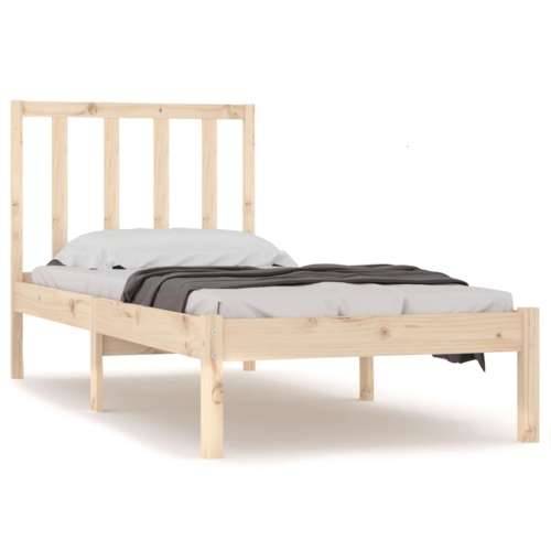 Okvir kreveta bez madraca 75 x 190 cm od masivne borovine - Prirodna 75 x 190 cm Cijena