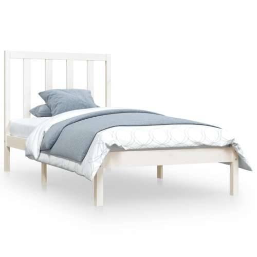 Okvir za krevet od borovine bijeli 75x190 cm jednokrevetni - Bijela 75 x 190 cm Cijena