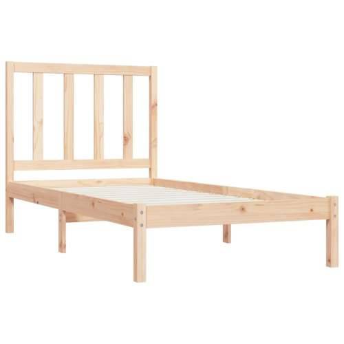 Okvir za krevet od masivne borovine 90x190 cm jednokrevetni - Prirodna 90 x 190 cm Cijena