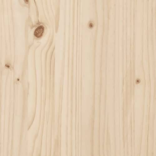 Okvir za krevet od masivnog drva 140 x 200 cm - Prirodna 140 x 200 cm Cijena