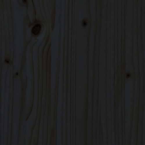 Okvir za krevet od masivnog drva crni 140 x 190 cm - Crna 140 x 190 cm Cijena