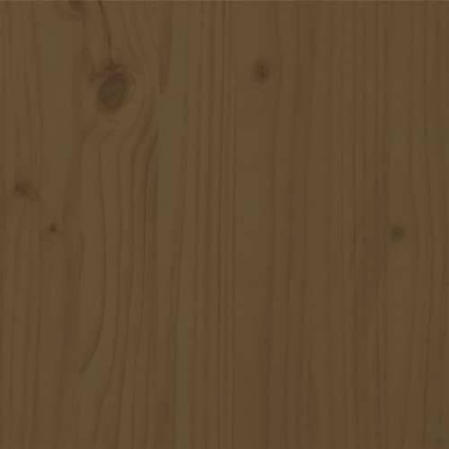Okvir za krevet od masivnog drva smeđa boja meda 100 x 200 cm - boja meda 100 x 200 cm Cijena