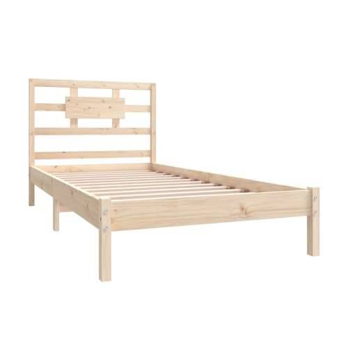 Okvir za krevet od masivnog drva 90 x 190 cm jednokrevetni Cijena