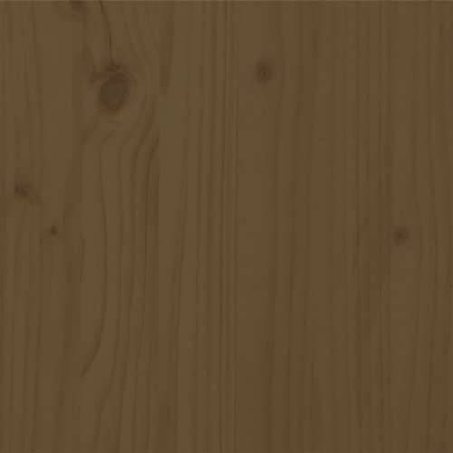 Okvir za krevet od masivne borovine boja meda 200 x 200 cm - boja meda 200 x 200 cm Cijena