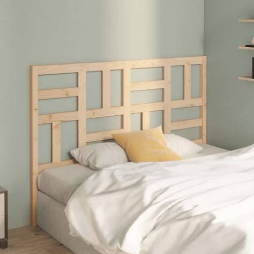 Uzglavlje za krevet 146 x 4 x 104 cm od masivne borovine - Prirodna 146 x 104 cm 1 Cijena