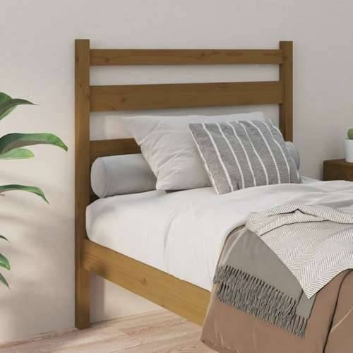 Uzglavlje za krevet boja meda 96 x 4 x 100 cm masivna borovina Cijena