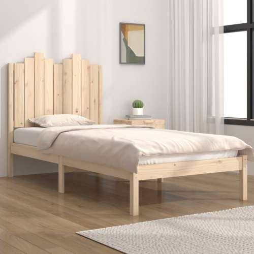 Okvir za krevet od borovine 75 x 190 cm mali jednokrevetni - Prirodna 75 x 190 cm Cijena