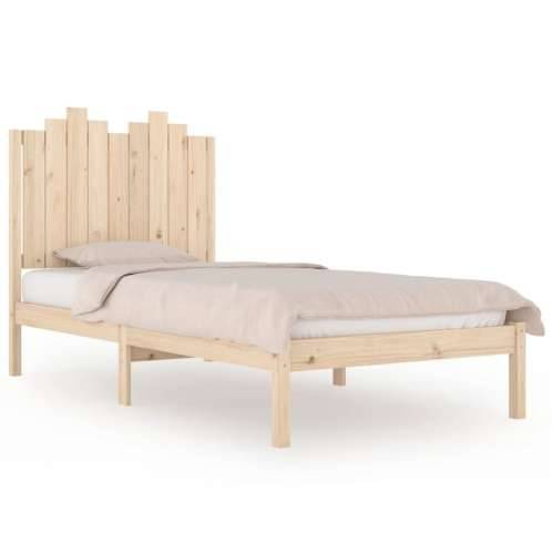 Okvir za krevet od borovine 75 x 190 cm mali jednokrevetni - Prirodna 75 x 190 cm Cijena