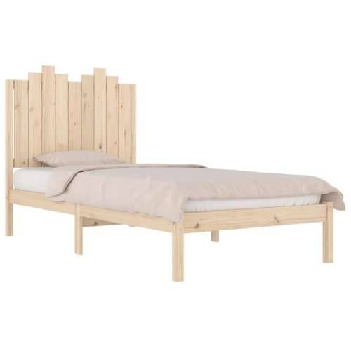 Okvir za krevet od borovine 75 x 190 cm mali jednokrevetni - Prirodna 75 x 190 cm Cijena