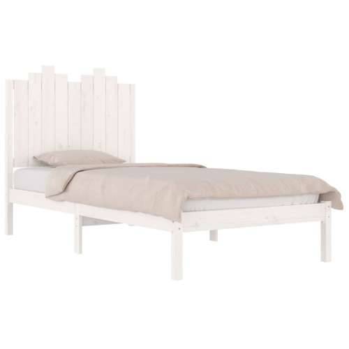 Okvir za krevet od borovine bijeli 75x190 cm jednokrevetni - Bijela 75 x 190 cm Cijena