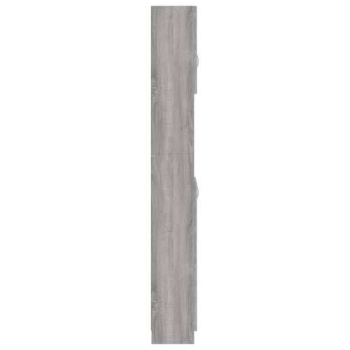 Kupaonski ormarić sivi hrast 32x25,5x190 cm konstruirano drvo Cijena