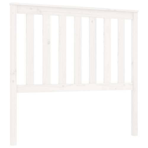Uzglavlje za krevet bijelo 106 x 6 x 101 cm od masivne borovine - Bijela 106 x 101 cm 1 Cijena
