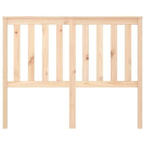 Uzglavlje za krevet 141 x 6 x 101 cm od masivne borovine - Prirodna 141 x 101 cm 1 Cijena