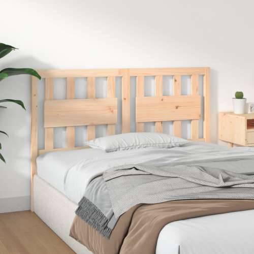 Uzglavlje za krevet 125,5 x 4 x 100 cm od masivne borovine Cijena