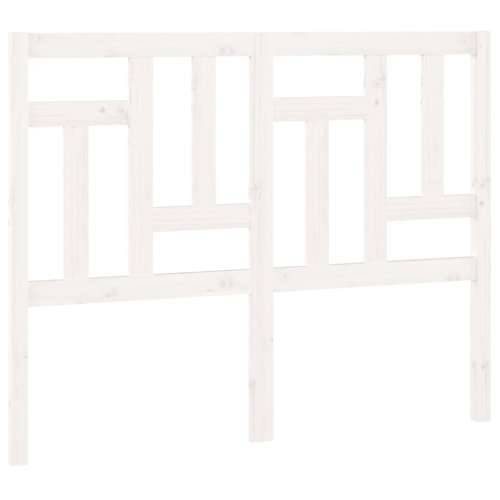 Uzglavlje za krevet bijelo 205,5x4x100 cm od masivne borovine - Bijela 205.5 x 100 cm 1 Cijena