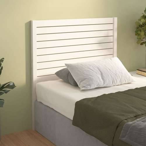 Uzglavlje za krevet bijelo 96 x 4 x 100 cm od masivne borovine - Bijela 96 x 100 cm 1 Cijena