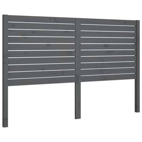 Uzglavlje za krevet sivo 126 x 4 x 100 cm od masivne borovine - Siva 126 x 100 cm 1 Cijena