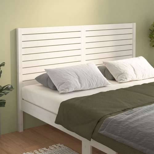 Uzglavlje za krevet bijelo 186 x 4 x 100 cm od masivne borovine - Bijela 186 x 100 cm 1 Cijena